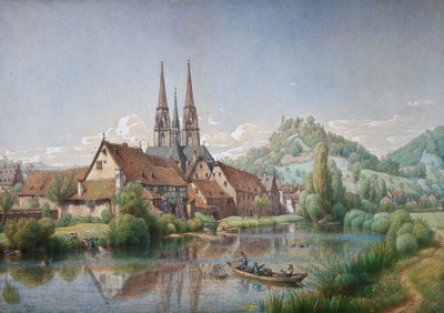 Vista su Marburg da Peter Becker
